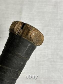 HILLEFRICH & BRADSBURY H&B No 4 LINE DRIVER Antique WOOD BASEBALL BAT