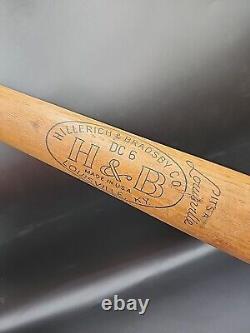 HILLERICH & BRADSBY DC6 MAJOR LEAGUE LOUISVILLE SLUGGER Baseball Bat