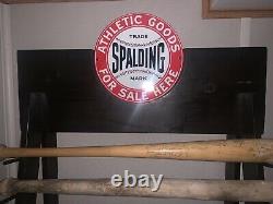 Handmade Vintage Style Spalding Baseball Bat Display Rack bats not included
