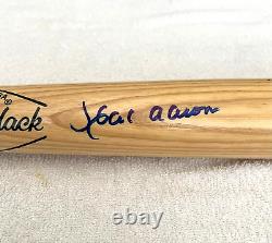 Hank Aaron Psa Autographed Signed Baseball Bat Professional Mod The Tru Hr King