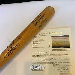 Hank Aaron Signed Vintage Louisville Slugger Game Model Baseball Bat JSA COA
