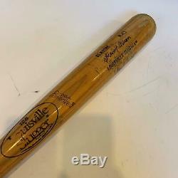 Hank Aaron Signed Vintage Louisville Slugger Game Model Baseball Bat JSA COA