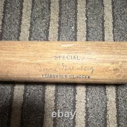 Hank Greenberg Louisville Slugger Wooden Baseball Bat Vintage