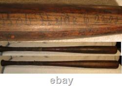 Hillerich & Bradesby Vintage Game Used Bat side written Bob Hyde