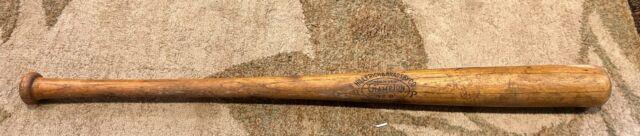 Hillerich & Bradsby Champion No. 8 Antique Wood Baseball Bat Louisville Ky Usa