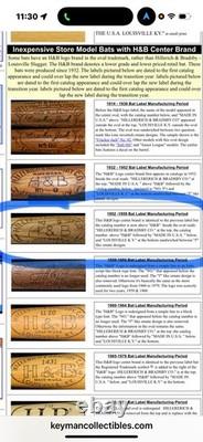 Hillerich & Bradsby Dc6 Major League Mickey Mantle Model Louisville Slugger