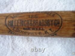 Hillerich & Bradsby Louisville Slugger Vintage Game Used circa 1930's Bat Froh