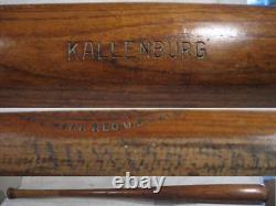 Hillerich & Bradsby Powerized Vintage Game Used Bat c. 1933 stamped Kallenburg Hillerich & Bradsby Powerized Vintage Game Used Bat c. 1933 stamped Kallenburg