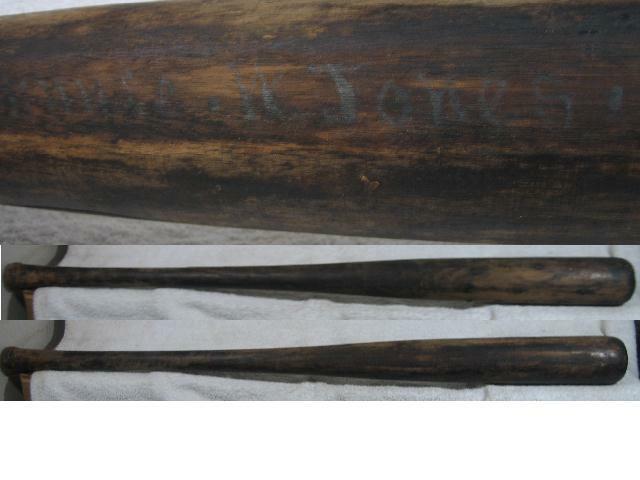 Hillerich & Bradsby Vintage Game Used Bat Johnnie W. Jones Philadelphia A's