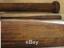 Hillerich & Bradsby Vintage Game Used Bat circa 1919 scoring on handle & barrel