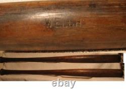 Hillerich & Bradsby Vintage Game Used Bat johnny Welch Cubs Boston Red Sox