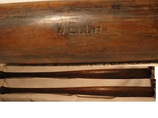 Hillerich & Bradsby Vintage Game Used Bat Johnny Welch Cubs Boston Red Sox