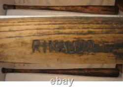 Hillerich Bradsby Vintage Game Used Bat stamp Rinaudo side written Hardy Willis