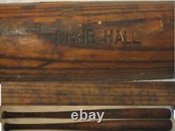 Hillerich & Bradsby Vintage Game Used Bat stamped Chub Hall side written Keith