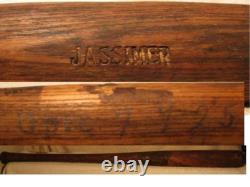 Hillerich & Bradsby Vintage Game Used Bat stamped Jassimer side written Opre