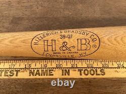 Hillerich & Bradsby Vintage Wood Baseball Bay Mickey Mantle Big Leaguer