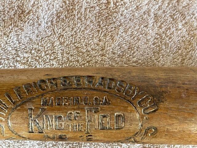 Hillerich & Sons King Of The Field No. 12 Decal Bat