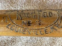 Hillerich & Sons King Of The Field No. 12 Decal Bat