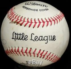 JOE DIMAGGIO Signed Baseball Auto New York Yankees Team HOF vtg Hall Of Famer