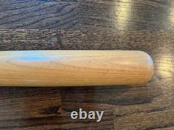 JOHNNY TEMPLE SIGNED GAME USED BASEBALL BAT VTG REDS INDIANS ORIOLES COLT 45s