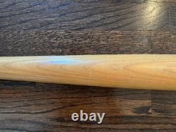 JOHNNY TEMPLE SIGNED GAME USED BASEBALL BAT VTG REDS INDIANS ORIOLES COLT 45s
