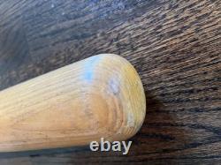 JOHNNY TEMPLE SIGNED GAME USED BASEBALL BAT VTG REDS INDIANS ORIOLES COLT 45s