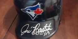 JOSE BAUTISTA Signed Vintage Toronto Blue Jays game used Batting Helmet JSA COA
