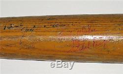 JSA Certified Autographed Satchel Paige Vintage Baseball Bat With COA