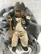 Jackie Robinson Vintage Original 1950 Allied-grand Mfg. Doll With Bat And Tag Rare