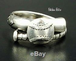 James Avery Baseball Ring Sterling Silver Vintage Retired Wrap a Round Bat