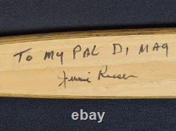 Jimmie Reese Signed Vintage Wood Baseball Bat Cooper USA Game Used