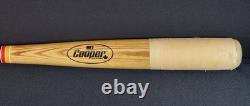 Jimmie Reese Signed Vintage Wood Baseball Bat Cooper USA Game Used