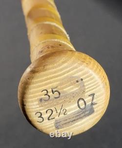 Jimmie Reese Signed Vintage Wood Baseball Bat Cooper USA Game Used
