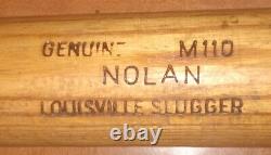 Joe Nolan 1977-79 #11 Atlanta Braves Vintage Game Used Bat Reds Mets Orioles