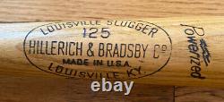Johnny Goryl 1950s 1960s Vintage H&B Game Used Bat Chicago Cubs Minnesota Twins