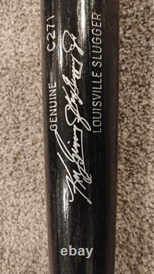 Ken Griffey Jr Vintage Bold Signed LS Swingman Game Model Bat Mariners JSA LOA