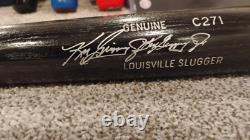 Ken Griffey Jr Vintage Bold Signed LS Swingman Game Model Bat Mariners JSA LOA