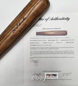 Kiki Cuyler H&b 40 H. C. Vintage Bat (1925-30) Psa Cubs Pirates Hall Of Fame