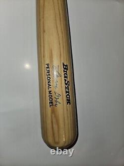 Larry Doby Signed Bat Vintage Baseball MLB Collectible Indians Autograph Sports