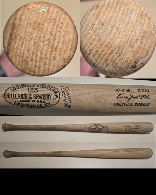 Late 1970s Amos Jose Otis Game-used Baseball Bat Vintage Kc Royals Legend