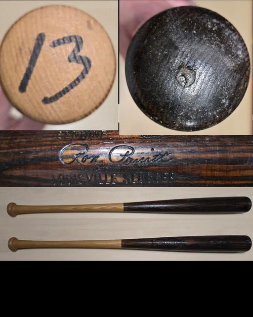 Late 1970s Ron Pruitt Game-used Baseball Bat Vintage Cleveland Indians Catcher