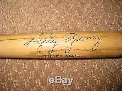 Lefty Gomez 16 Vintage H&B Mini Baseball Bat New York Yankees