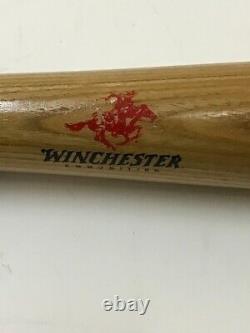 Limited Edition Winchester Ammunition Super X Wooden Baseball Bat 1 of 500
