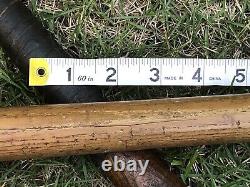 Lot 2 Vintage Antique Wooden Baseball Bats Louisville Slugger Hillerich Bradsby