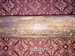 Lot- Antique & Vintage Baseball Items 1 Cabinet Team Card 2 Bats 1 Glove