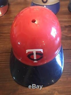 Lot of 11 Vintage Souvenir Baseball Batting Helmet Plastic MLB Full Size