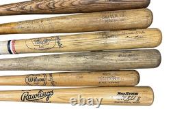 Lot of 15 Vintage Baseball Bats including Jackie Robinson, Berra, Fox, Aaron + Lot of 15 Vintage Baseball Bats including Jackie Robinson, Berra, Fox, Aaron +