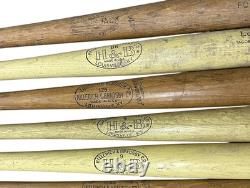 Lot of 15 Vintage Baseball Bats including Jackie Robinson, Berra, Fox, Aaron + Lot of 15 Vintage Baseball Bats including Jackie Robinson, Berra, Fox, Aaron +