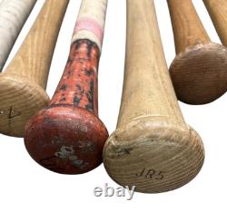 Lot of 15 Vintage Baseball Bats including Jackie Robinson, Berra, Fox, Aaron + Lot of 15 Vintage Baseball Bats including Jackie Robinson, Berra, Fox, Aaron +