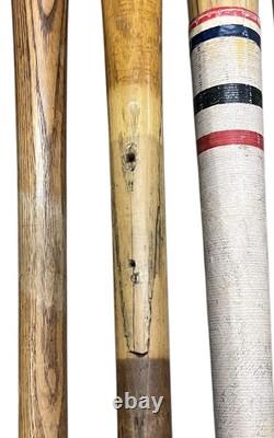 Lot of 15 Vintage Baseball Bats including Jackie Robinson, Berra, Fox, Aaron + Lot of 15 Vintage Baseball Bats including Jackie Robinson, Berra, Fox, Aaron +